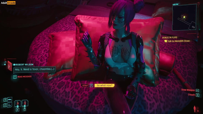 LewdArcade: Adegan seks cyberpunk 2077 si cewek hot rita wheeler +18+] + hot banget