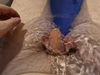 Playing with My Ballsack While Bathing