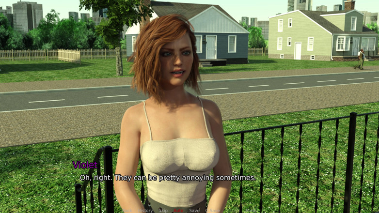 Porngame201: New Neighborhood 8 Violet Teases and Sucks the Old Man’s Cock...