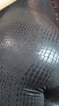 Be My Chair Shiny Catsuit Ass Worship