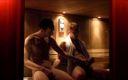 YOUNG FRENCH DUDES FUCKERS: Raael geneukt door Kamerin in de sauna
