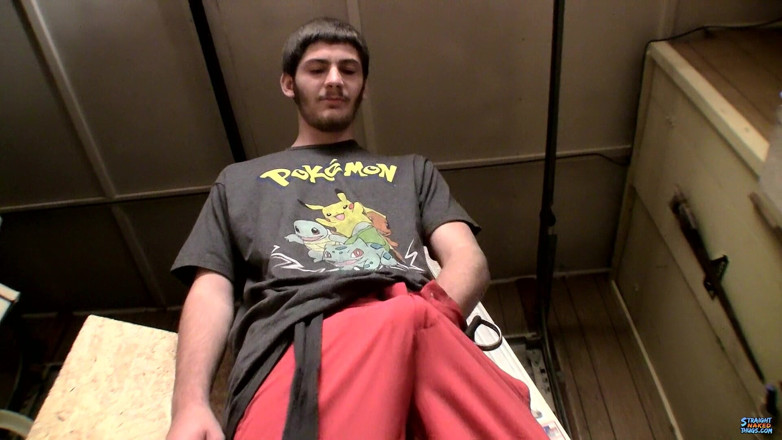 Straight naked thugs: Emptying His Big Hairy Dick