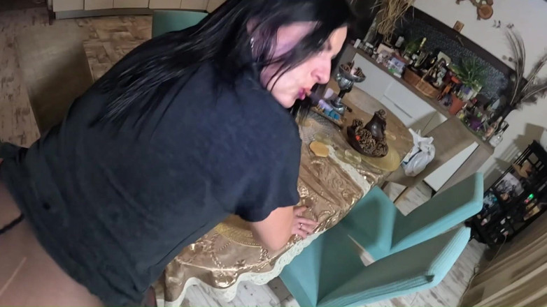 MilfyCalla: Palenie, masturbacja i potrójna twarz na mojej rajstopy i koszuli -...