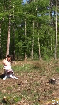 Olds fuck dolls - Old grumpy man Pavel Terrier fucks teen cutie Ander Ways in a forest
