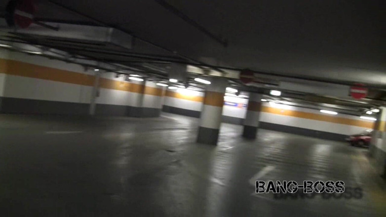 Bang-Boss: Blonďatá děvka šuká na veřejnosti na Potsdamer Platz