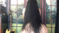 Abby Anna: Pamer memek flip rambut seksi