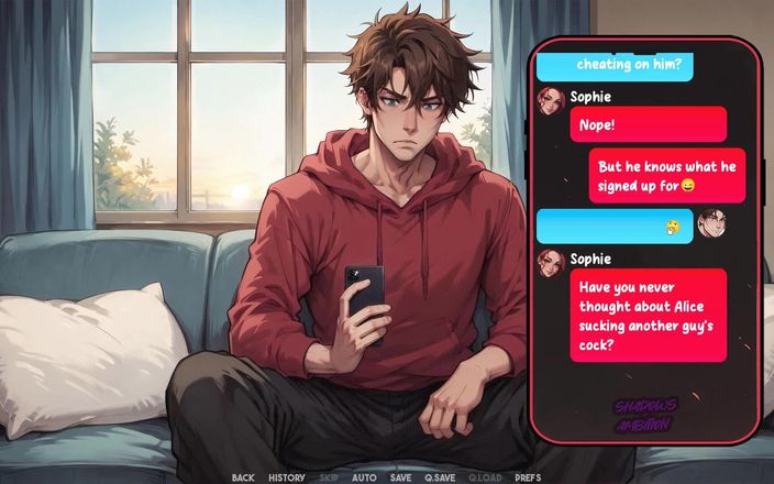 Dirty GamesXxX: Shadows of Ambition : grosse bite noire, gorge profonde juteuse, pipe...