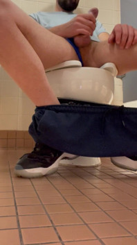 Mall Restroom Tenga Egg Jerk N’ Cum