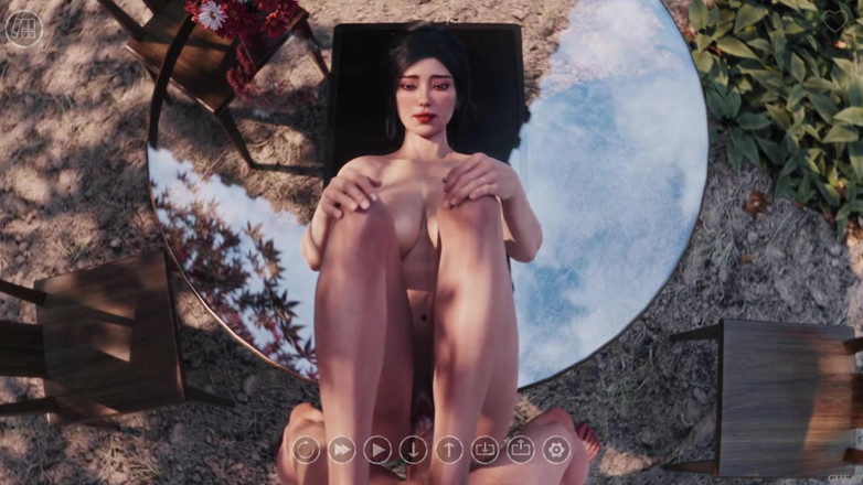 3D Cartoon Porn: The Seven Realms 67 - 정원에서 아틀라스에게 오럴을 해주는 링구오