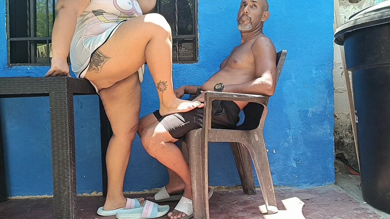 Adribella69: Outdoor sex with my horny, big-assed neighbor