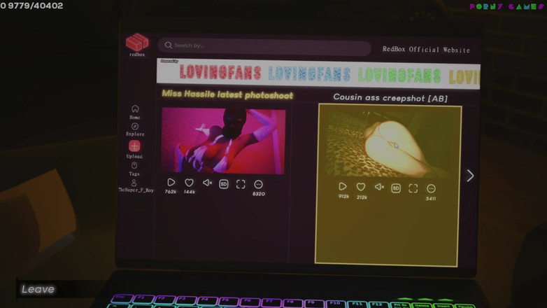 Porny Games: Shadows of Desire par Shamandev - une petite amie infidèle mange...