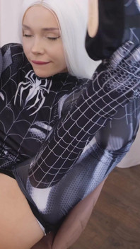 Kate Kuray Gets Fucked in a Spiderman Costume