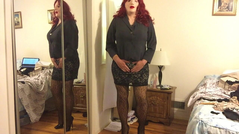 Deanna Doll: Deanna CD Doll Strips Down to Black Bodystocking