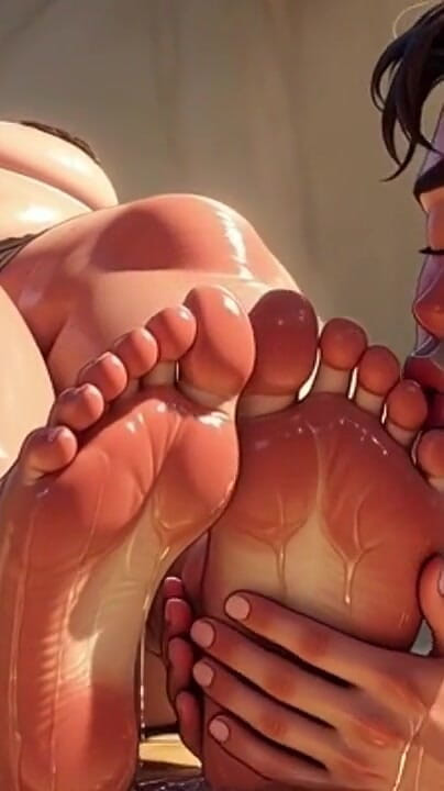 YOUR BEST FANTASY: Sweaty feetdominanz - dünner mann leckt füße der fetten frau