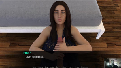 Sex game gamer: Strong cumshot on the face - Between salvation and abyss