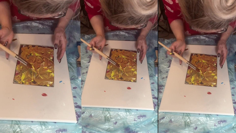 FinDom Goaldigger: 穿着大眼镜的asmr在薄雾中绽放的亚克力艺术 第1部分