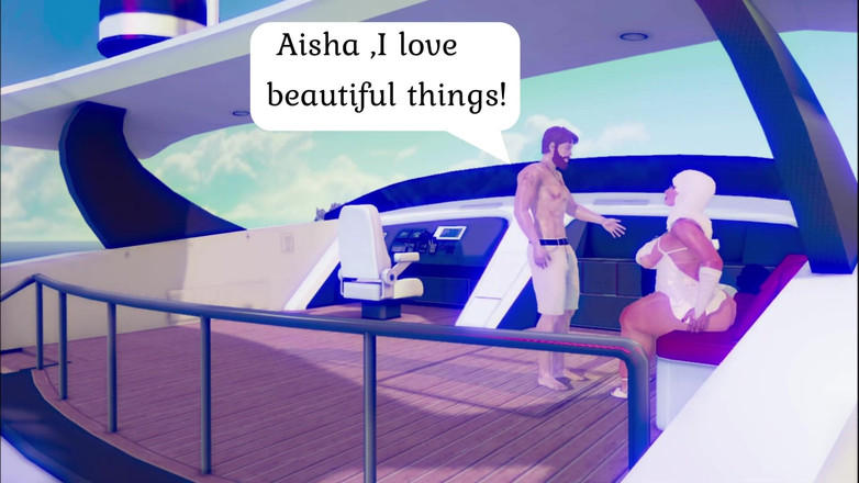 denisporco animation: Aisha si cewek arab berhijab toket besar