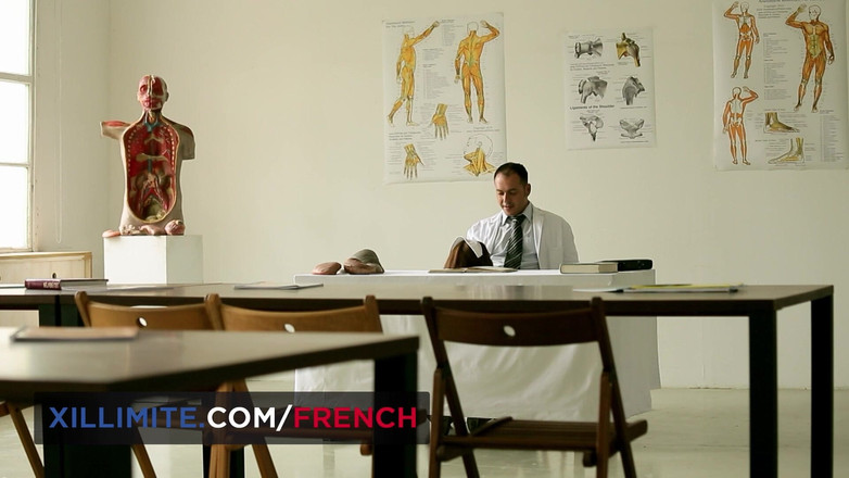 French girls at work: Jenny Glam are o pasiune pentru profesorul ei