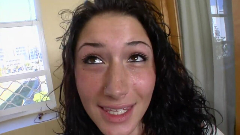 Just Great Ass: Brunette with big ass takes a good cock inside her...