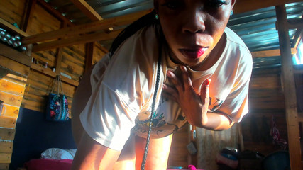 AnalEbony: Rollenspiel, WICHsanleitung, Countdown zum Abspritzen, im höschen und Stalkings, arsch...