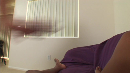 Babe Stars: Horny babe gets undressed slowly for this black guy