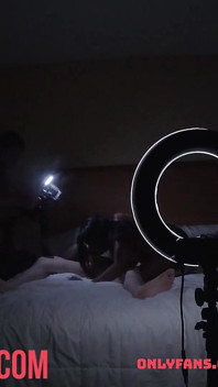 Curvy Ebony Takes White Dick up the Ass Bts