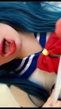 4th of July college girl ahegao blowjob