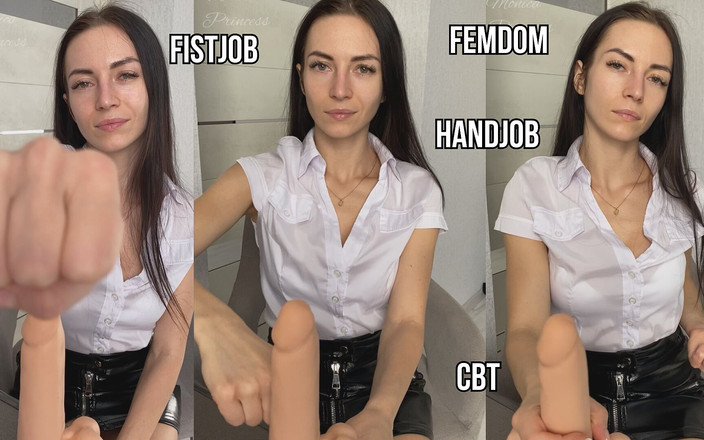 Princess Monica: Pięść kontroli: Femdom Sbt &amp; Ręczna robota