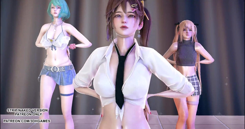 3D-Hentai Games: [mmd] người chinh phục doa Marie Rose Misaki Tamaki khiêu...