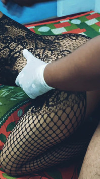 Pacar pakai baju baru yang hot dan seksi untuk fantasi ekstrem