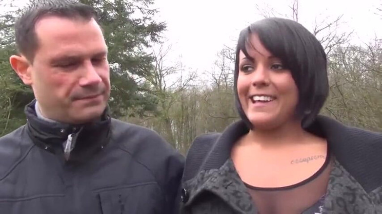 German amateur - 100% German hardcore videos: Morena milf consigue follada en el bosque