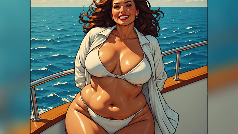 AI Porn: Gorące opalone kobiety Ai na łodziach