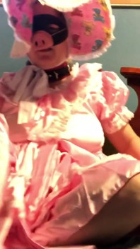 Baby Piglet Gets Belt, Does Homework