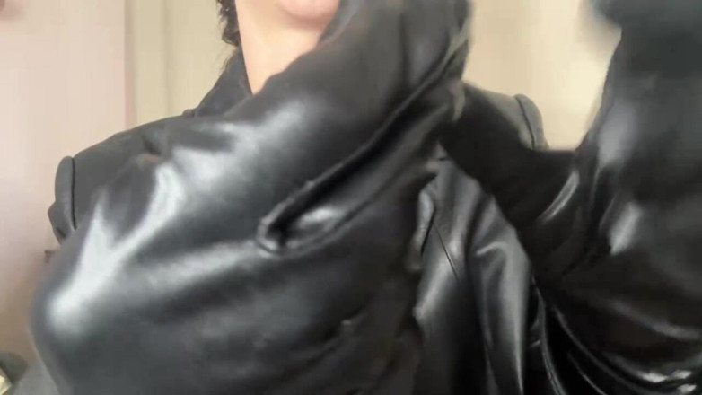 Skinny_lady69: Asmr leather glove triggers - deep slp e relaxamento
