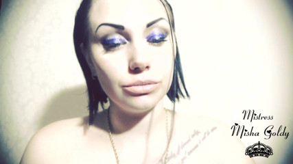 Goddess Misha Goldy: Beide lipstick & gloss jerk off