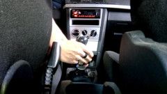 If You Love Your Car.... Sissy Rides on Gear Knob Until Cumshot thumbnail