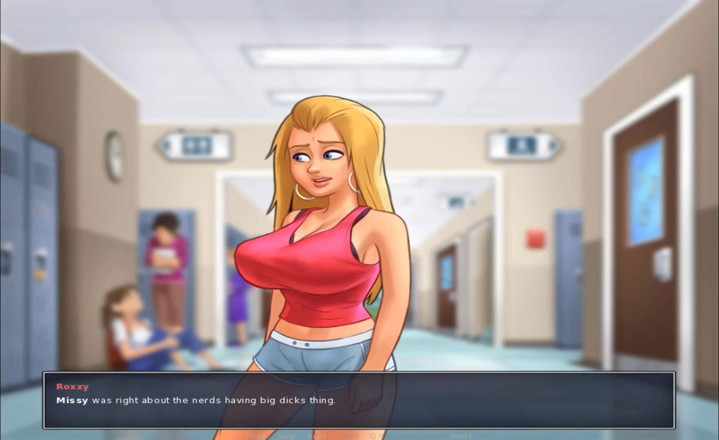 Hentai World: Summertime Saga - Terperangkap dalam bilik persalinan kolej dengan Alpha Bitch...