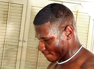 Bareback TV: Muscular black studs banging hard and jerking dicks