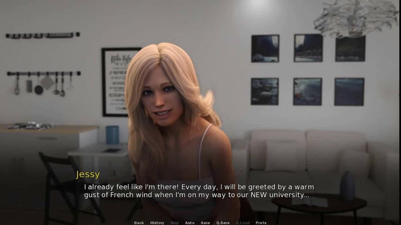 Dirty GamesXxX: College-bound: sexy blonde ass girlfriend - ep. 5