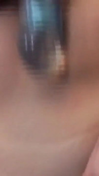 The blonde wants to come and masturbates in the bathroom with her Sex Toy
