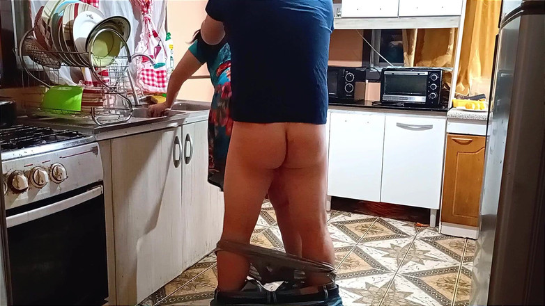 BBW Kelly Mom: Real Homemade Sex in the Kitchen