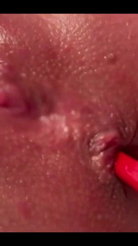 Anal Masturbate by High Heels and Juice Pussy After Orgasm