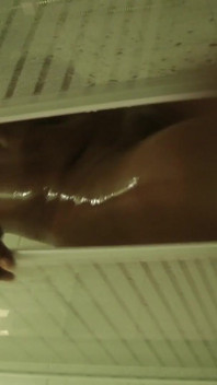 Pretty Black Girl Very Hot in Her Shower