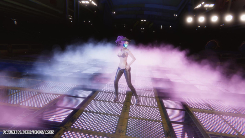 3D-Hentai Games: Mmd Lisa - Futw Akali Sexy Striptease League of Legends Hentai...