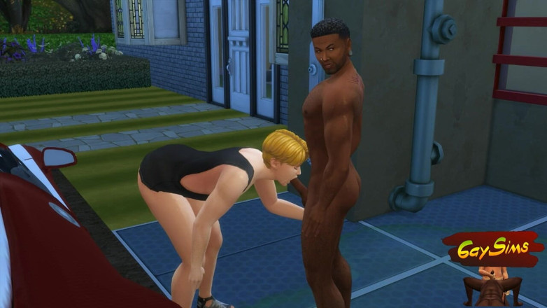 Dirty gay Sims: Feminização e marido se tornam prostituta da BBC