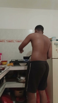Big Dick Gets Horny When He Cooks