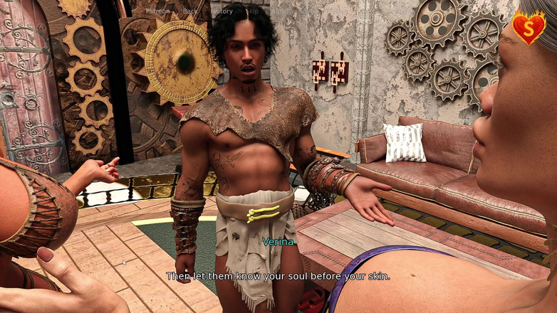 Gaming vision: Pulau keinginan - versi baru 0.01 gameplay dengan indra seks bagian 1