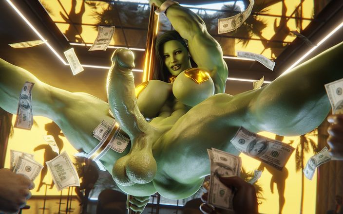 Sex Wiz Futa: She-hulk bästa porrsamling hård sex! Läcker extrem jävla kåt trans...