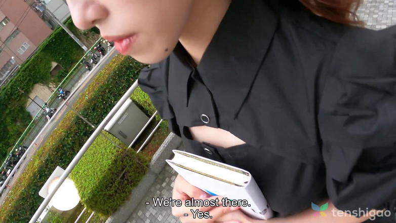 Tenshigao: Japanese amateur, Kana Mogami is a cheating housewife