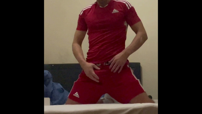 Fitlevi: Soccer Boy Teasing and Jerking. Bi Guy Levi